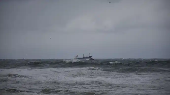 Російський корабель потонув у Чорному морі