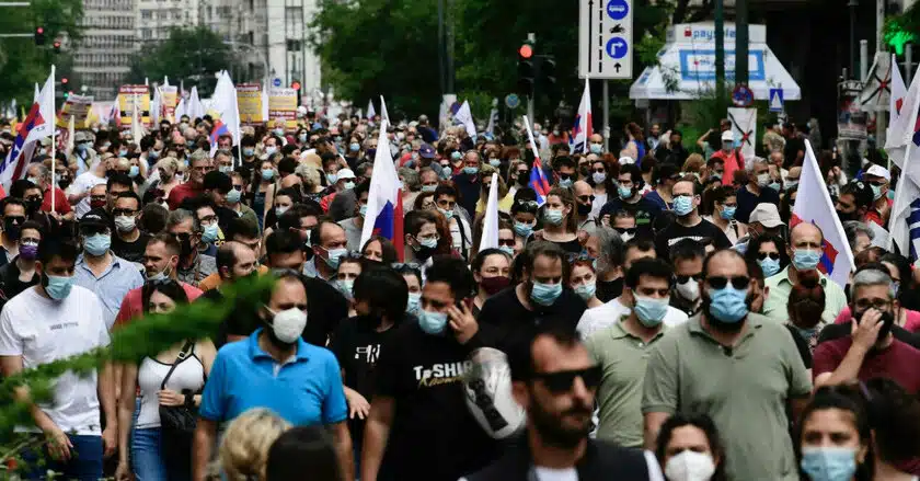 В Греции бастуют против сокращения рабочей недели
