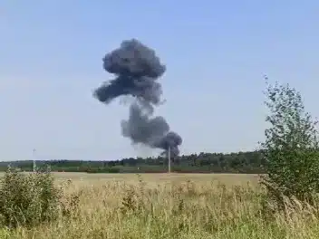 В России во время испытаний разбился военный самолет