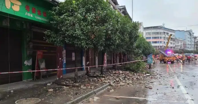 В Китае произошло сильное землетрясение, есть жертвы
