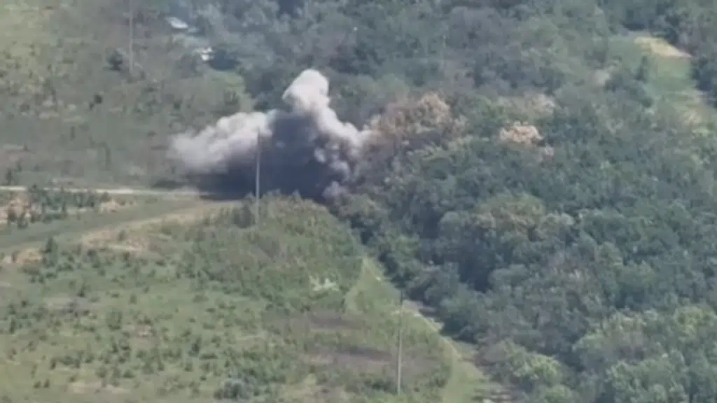 Під Лисичанськом військові ЗСУ підірвали колону військової техніки рф