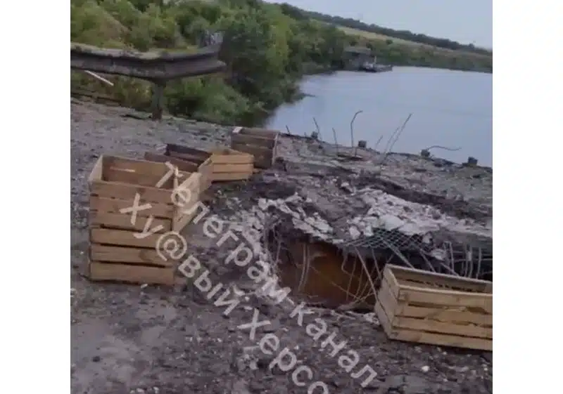Мешканці Херсонщини показали стан Дар’ївського мосту