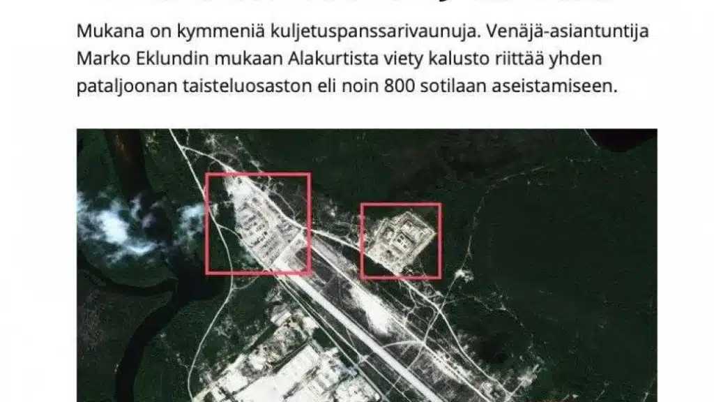 Росія почала відводити техніку від кордону з Фінляндією