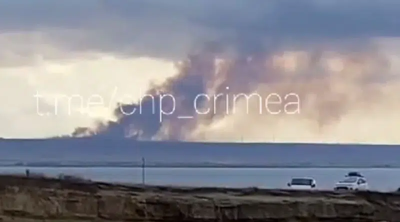 У Криму почалася масштабна пожежа