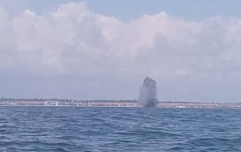 На Одещині виявили та знищили морську міну