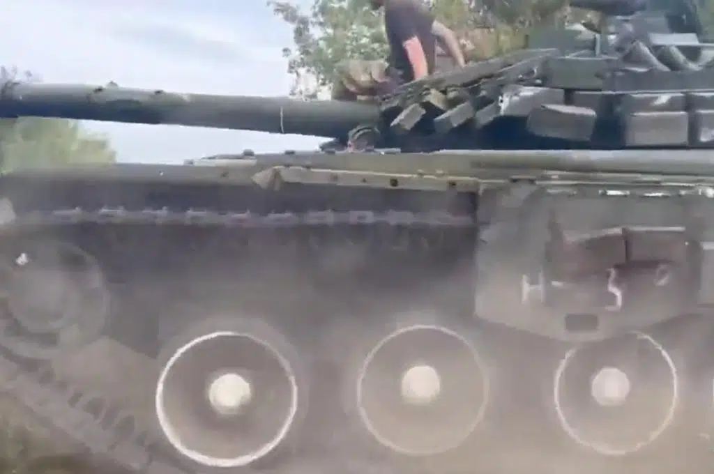 Бійці ЗСУ захопили парадний російський танк Т-80
