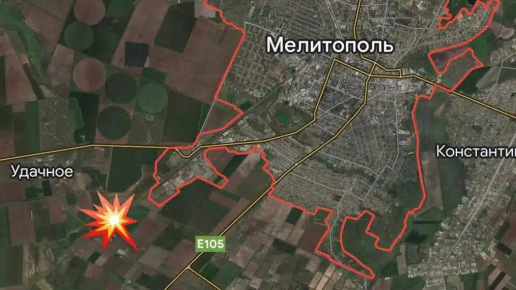 Українські партизани підірвали залізничний міст біля Мелітополя