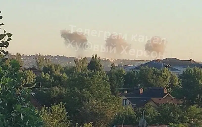 Поблизу Козацького на Херсонщині три прильоти