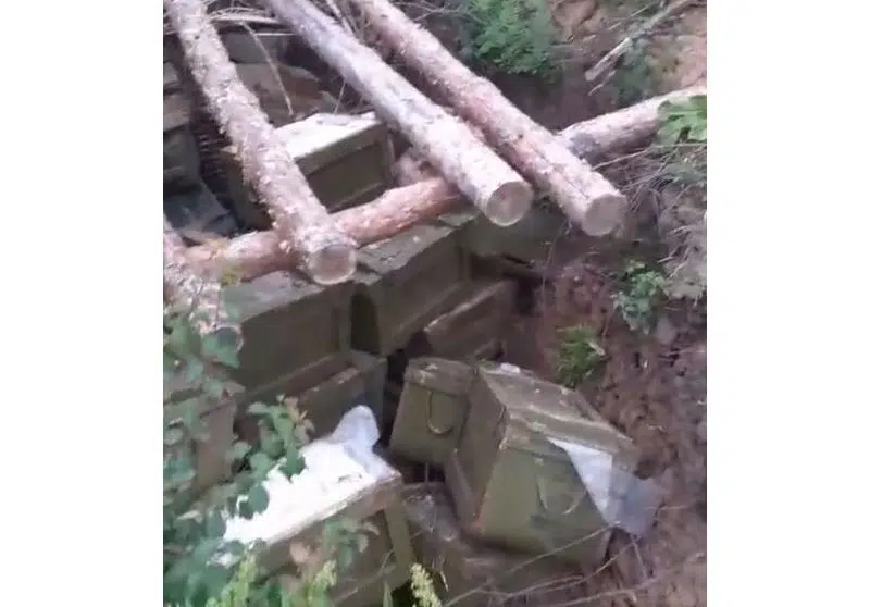 Бійці ЗСУ виявили польовий склад БК окупантів
