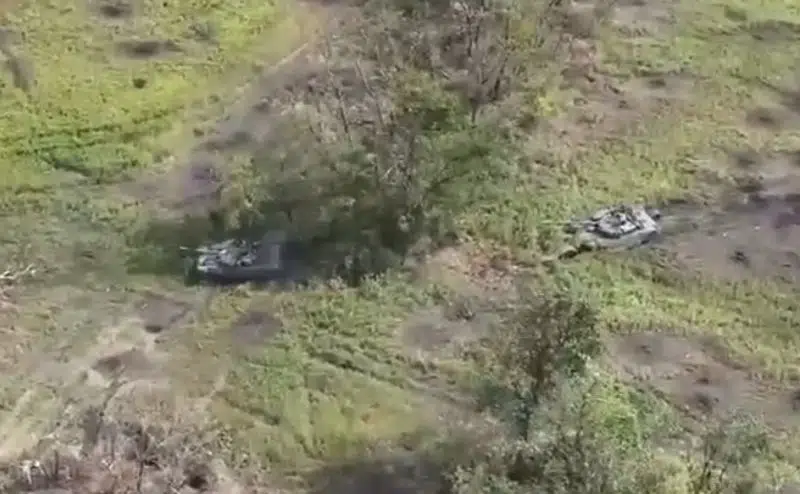 Бійці ЗСУ підбили два російських танки