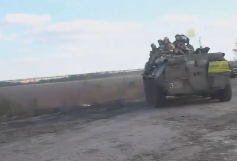На звільненій частині Херсонщини бійці ЗСУ захопили військову техніку