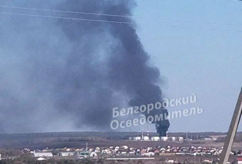 У Белгородській області сталася пожежа на нафтобазі