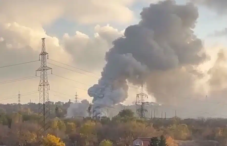 У Дніпрі сталася масштабна пожежа на електростанції
