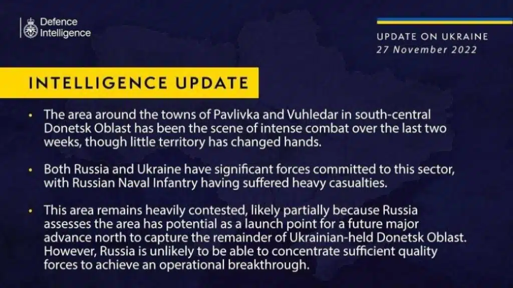 У Британській розвідці назвали ймовірне місце наступу рф та оцінили його якість