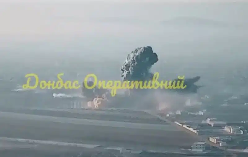 ЗСУ знищили великий склад БК російських окупантів на Донецькому напрямку