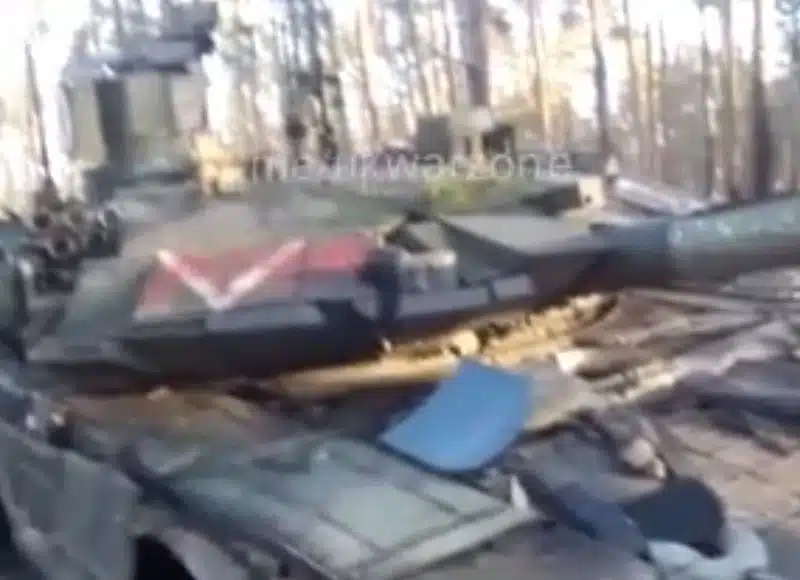 Військові ЗСУ захопили російський танк на Луганщині