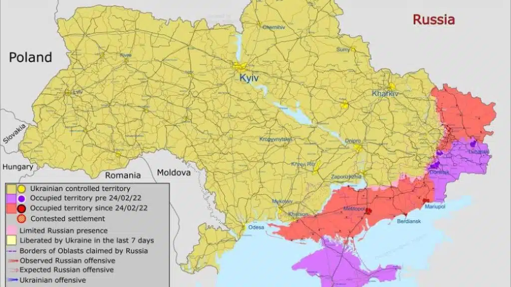 Стало відомо, яку частину території України ЗСУ звільнили від військ РФ за листопад