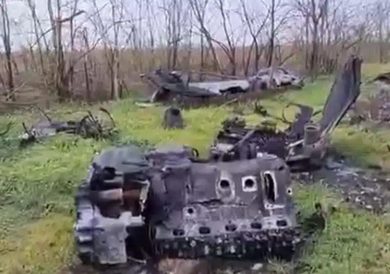 Бійці ЗСУ вщент знищили російський БМП-3 з екіпажем