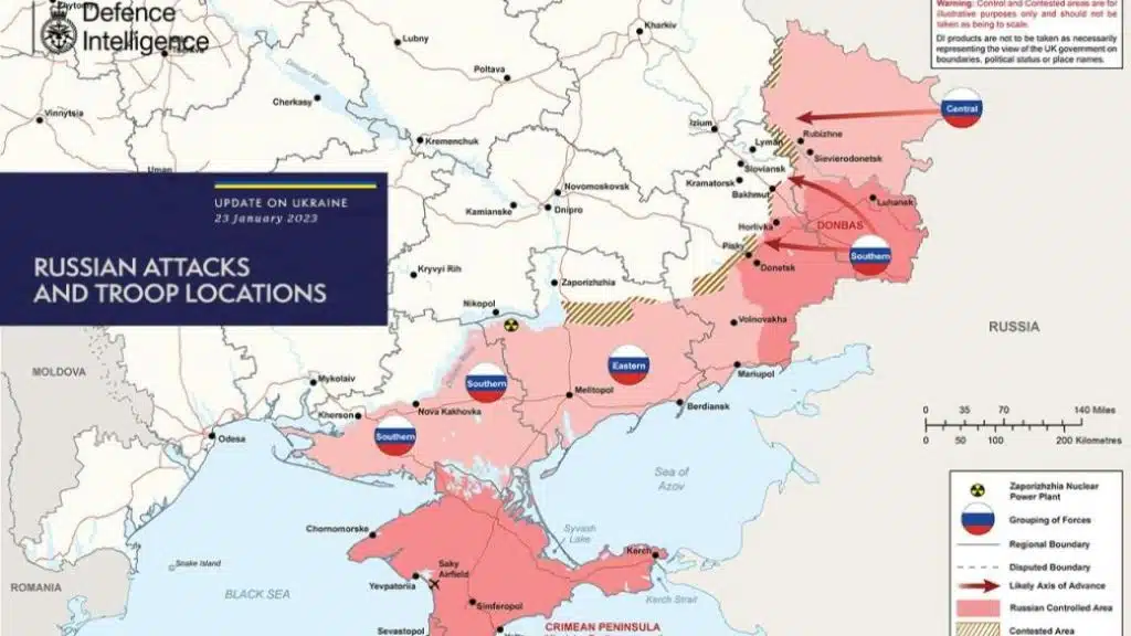 ЗСУ завдають контратакуючих ударів: карта бойових дій в Україні від британської розвідки