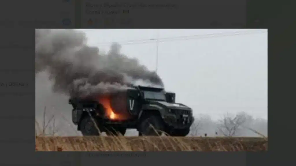 На захопленій Херсонщині партизани підірвали авто із російськими військовими