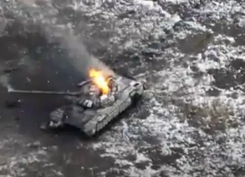 Відео знищення російського Т-72Б3