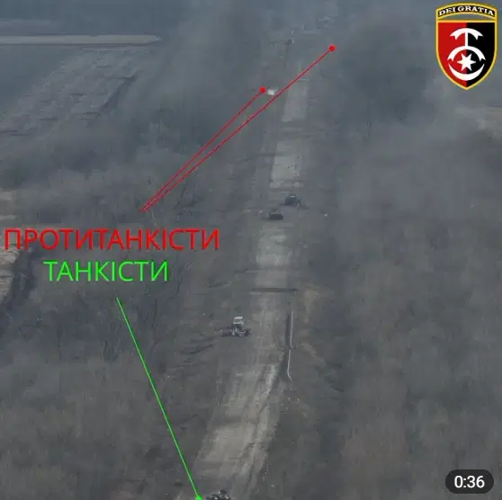 Як танкісти ЗСУ знищили два розрахунки ПТРК росіян (ВІДЕО)