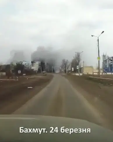 Прикордонники пробиваються до Бахмута попри обстріли (ВІДЕО)