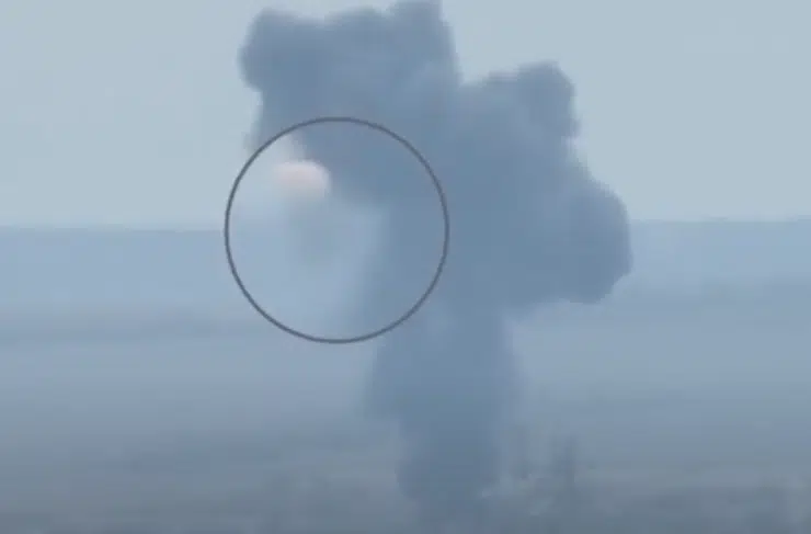 Бійці ЗСУ збили російський Су-24 під Бахмутом (Відео)