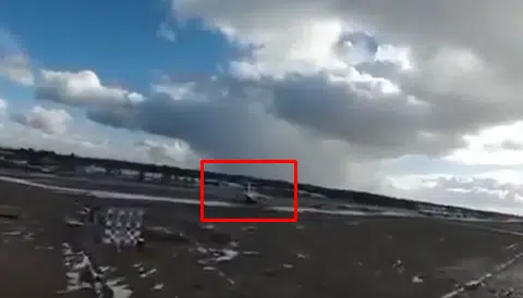 Кадри атаки дрона на російський літак А-50 у білоруських Мачулищах (Відео)