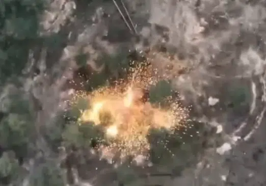 Гармата ворога знищена українськими воїнами поблизу Херсона (ВІДЕО)