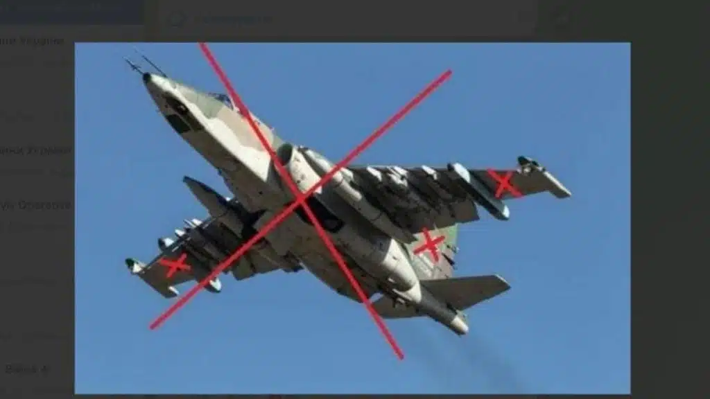 Під Донецьком збито російський штурмовик Су-25