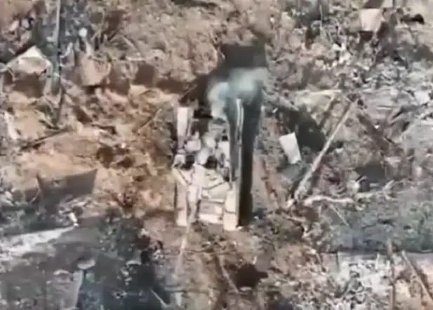 Новітній російський танк знищено ударом з дрона (ВІДЕО)