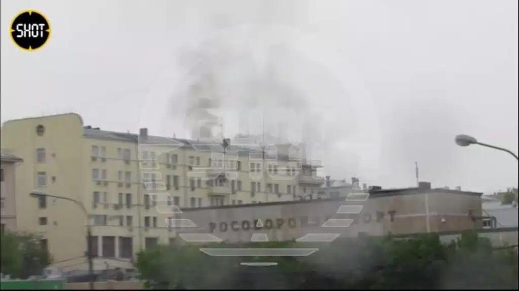 В россии опять горит военкомат