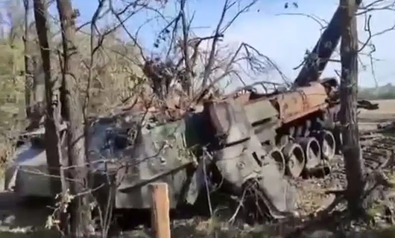 Бійці ЗСУ знищили САУ “Піон” російських окупантів