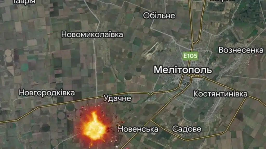 Під Мелітополем підірвали залізницю якою окупанти перевозять військову техніку