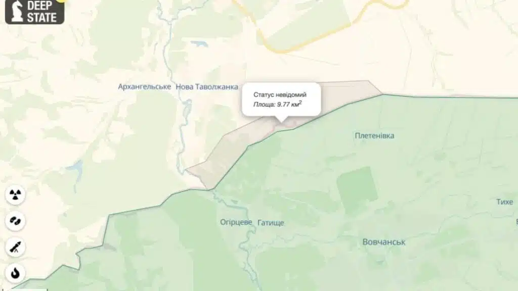 Майже 10 км² території рф перетворилися на сіру зону