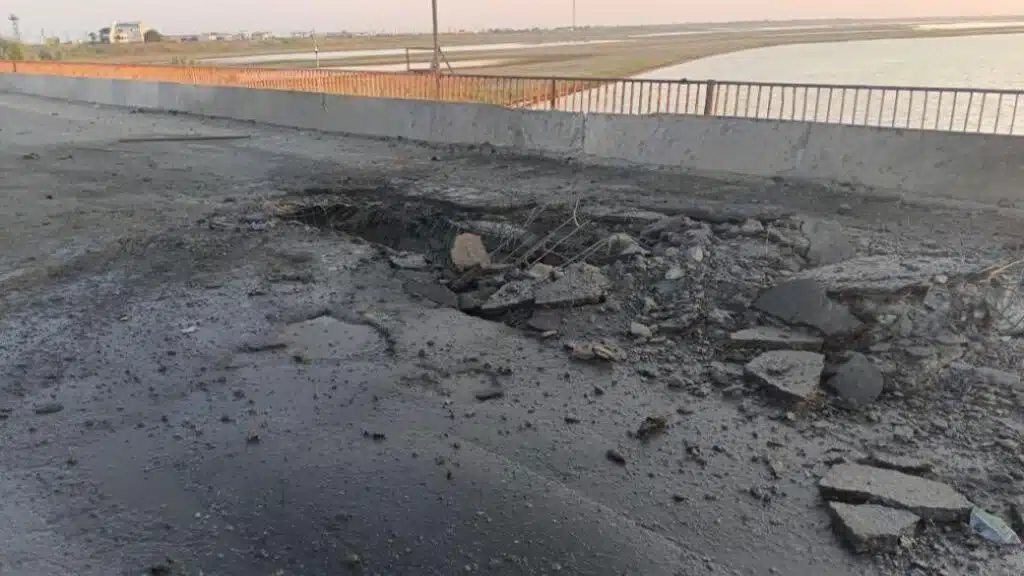 ЗСУ вночі завдали удару по Чонгарському мосту в анексованому Криму
