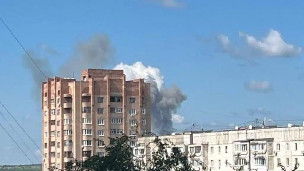 В окупованому Луганську потужні прильоти