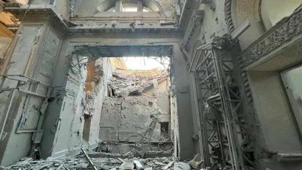 Росіяни зруйнували Свято-Успенський собор в Одесі