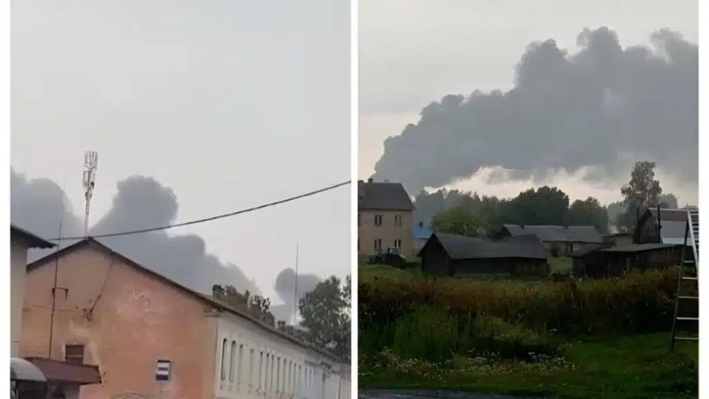 У Новгородській області БПЛА вдарили по військовому аеродрому