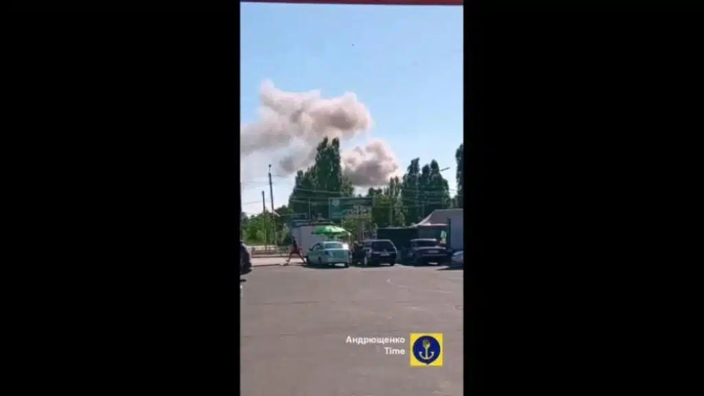 У районі Нової Каховки на Херсонщині горить склад окупантів