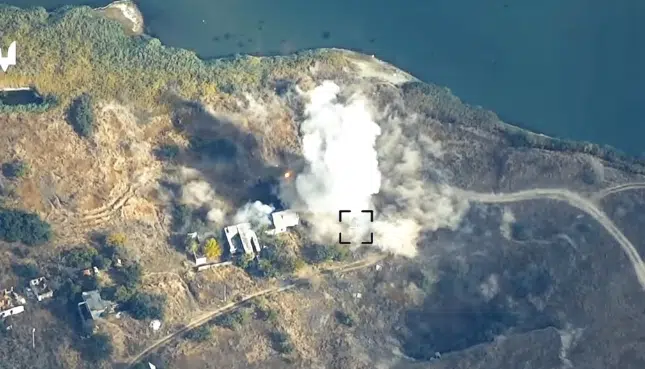 ССО показали полювання на склад ракет окупантів (ВІДЕО)