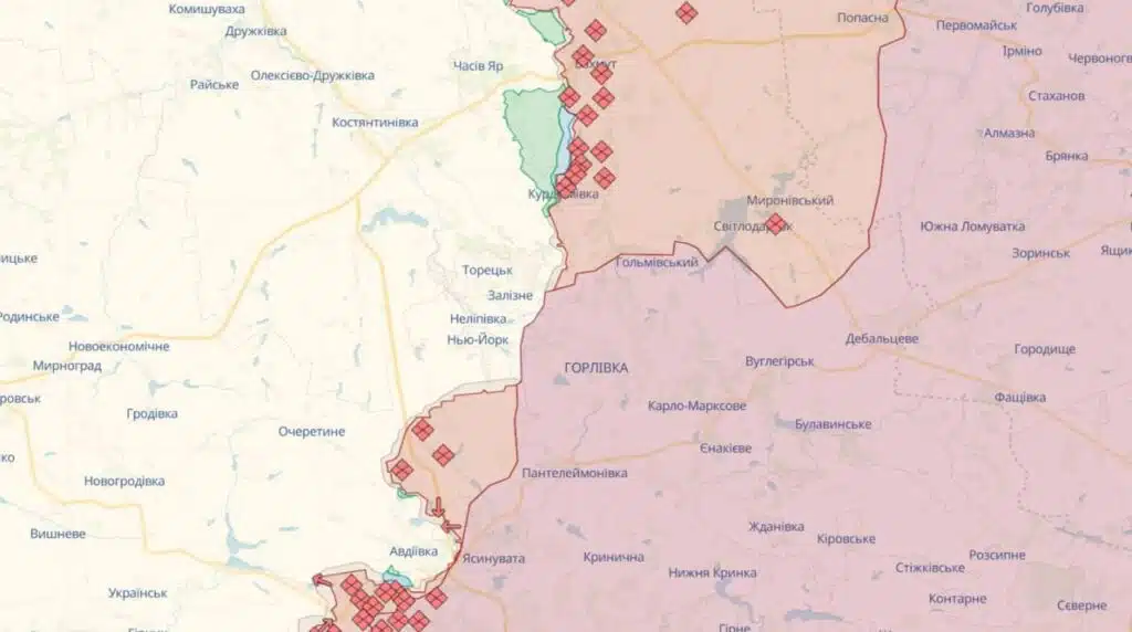 ЗСУ встановили вогневий контроль над трасою Бахмут–Горлівка