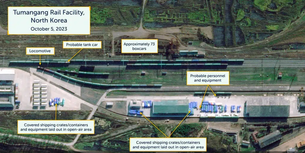 Північна Корея різко наростила кількість вантажних перевезень до Росії
