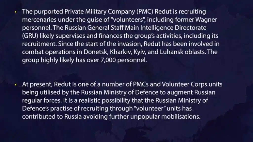 У британській розвідці розповіли чисельності нової російської ПВК