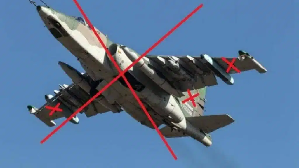 ЗСУ збили 4-й за тиждень російський літак Су-25