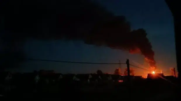 В росії повідомляють про масштабну атаку дронів на 5 областей