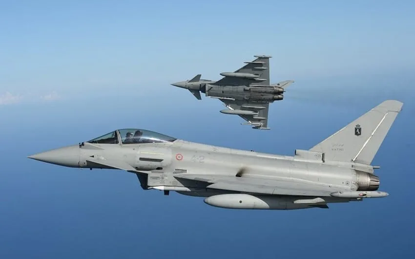 Італійські винищувачі перехопили російські літаки над Балтійським морем