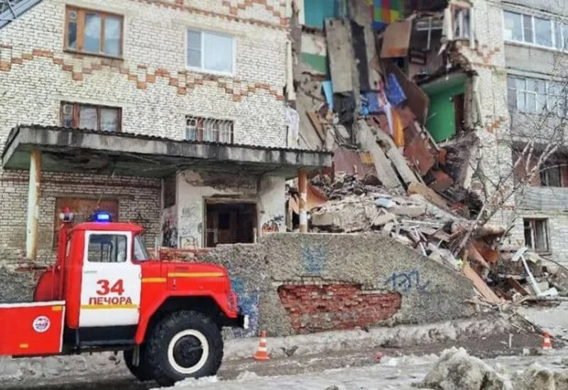 В росії обвалився багатоповерховий житловий будинок