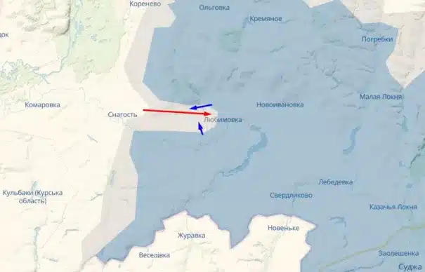 ЗСУ розбили бронетанкову колону окупантів на Курщині